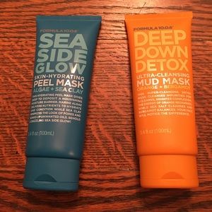 Formula 10.0.6 Sea Side Glow&Deep Down Detox Masks